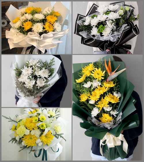 贵州毕节市威宁县斗古乡松山村白事花束代送